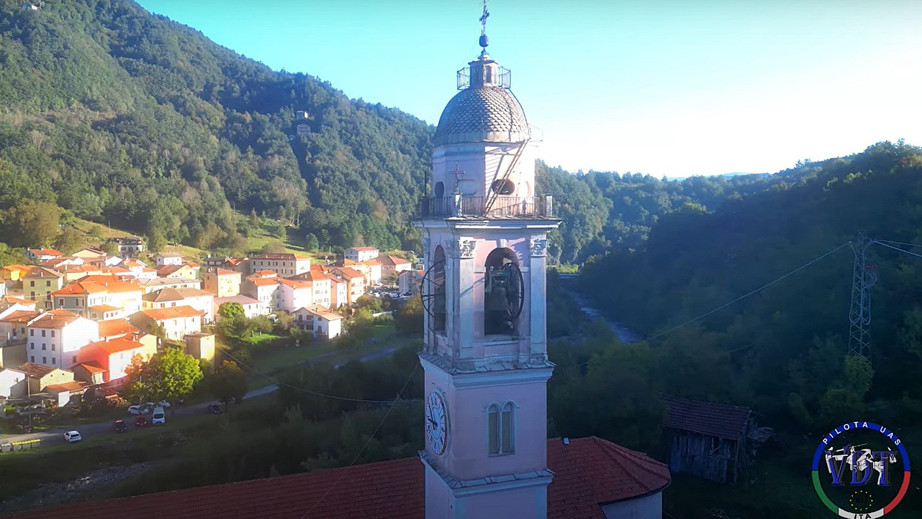 Riprese Aeree del Santuario di Nostra Signora di Montebruno (GE) - Parco Naturale Regionale dell'Antola